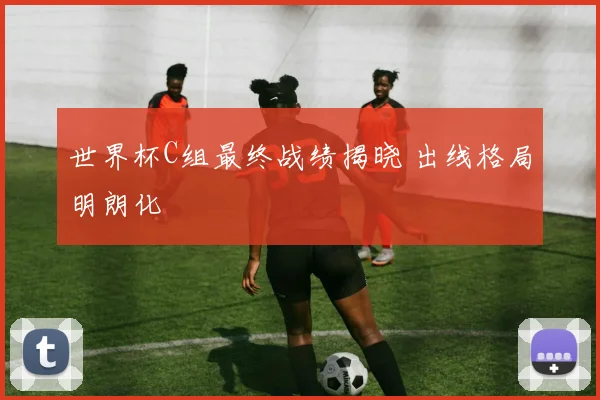 世界杯C组最终战绩揭晓 出线格局明朗化